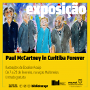 Banner - Exposição Paul McCartney