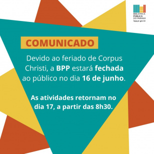 Comunicado sobre feriado