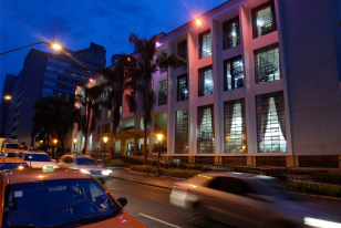 Prédio histórico da BPP, no centro da cidade de Curitiba