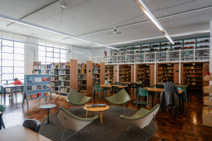 Sala na Biblioteca Pública do Paraná 