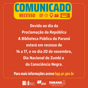 Comunicado Recesso