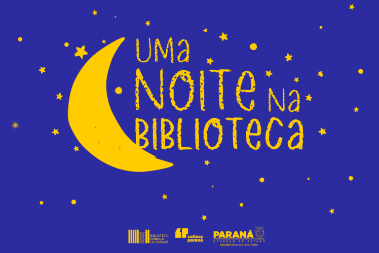 Banner "Uma Noite na Biblioteca"