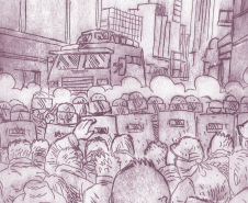 Ilustração de capa por Guilherme Caldas