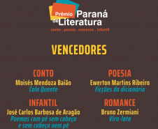 Vencedores do Prêmio Paraná de Literatura 2023