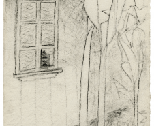 S.T., 1948, carvão s papel, 16 x 11,5 cm Walter Gonçalves