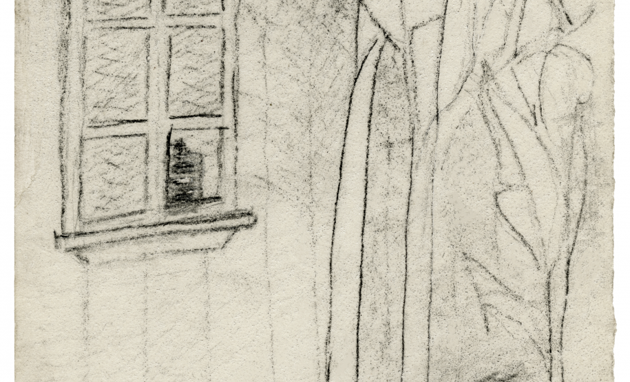 S.T., 1948, carvão s papel, 16 x 11,5 cm Walter Gonçalves