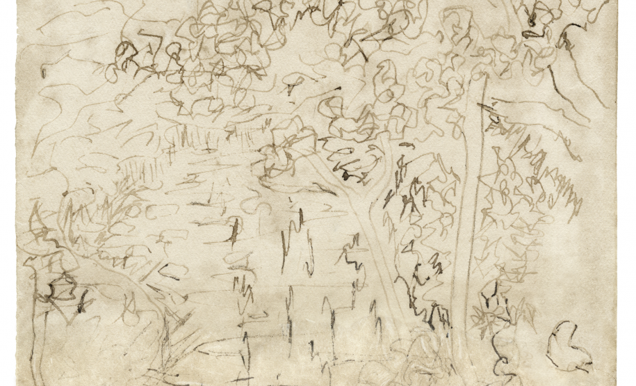 Sem título, 1948, carvão sobre papel, 16 x 11,5 cm