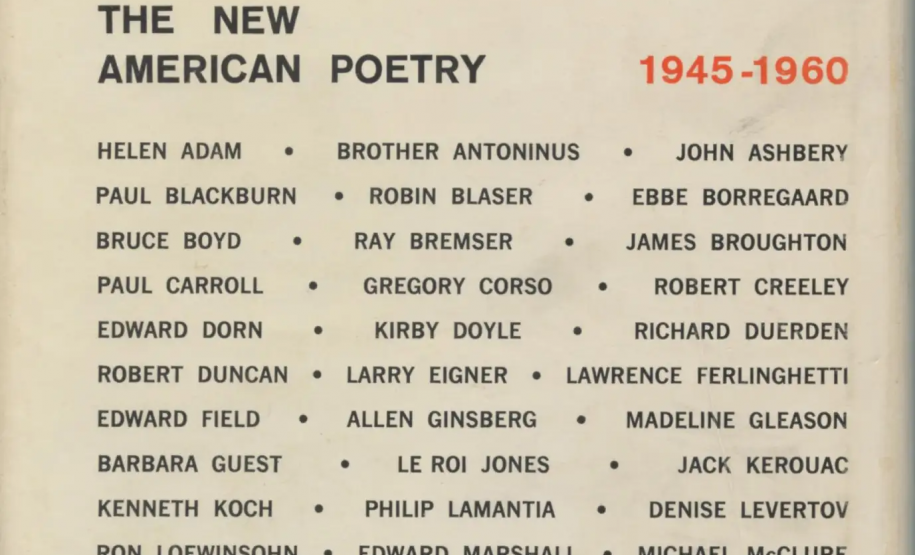 Antologia The New American Poetry