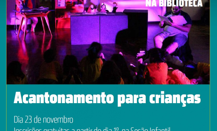 noitenabpp Uma Noite na Biblioteca_Banner
