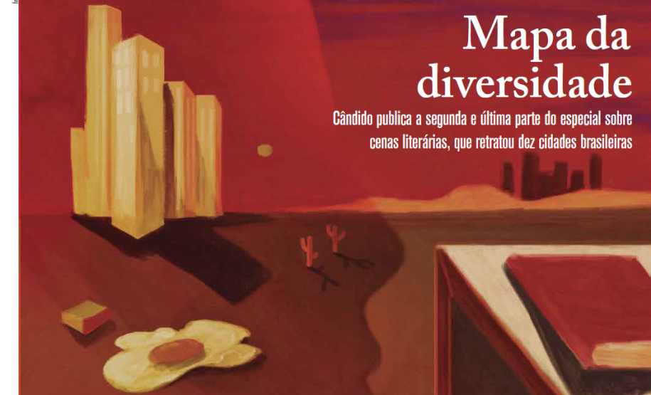 Além das cinco matérias sobre cenas literárias brasileiras, a edição de novembro do Cândido traz bate-papo com o poeta e romancista Paulo Scott, que participou do sétimo encontro do projeto “Um Escritor na Biblioteca” em 2013.