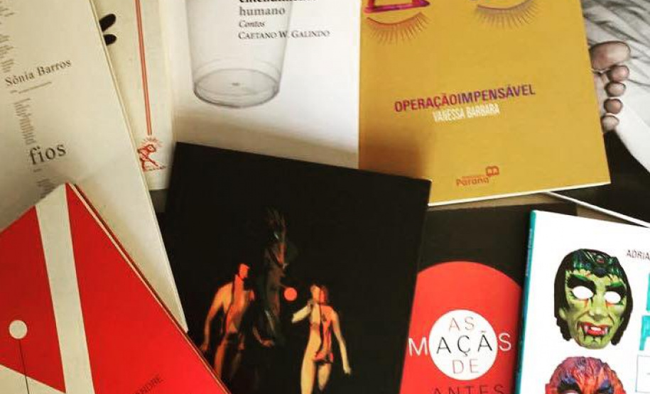 Livros vencedores em edições anteriores do Prêmio Paraná de Literatura