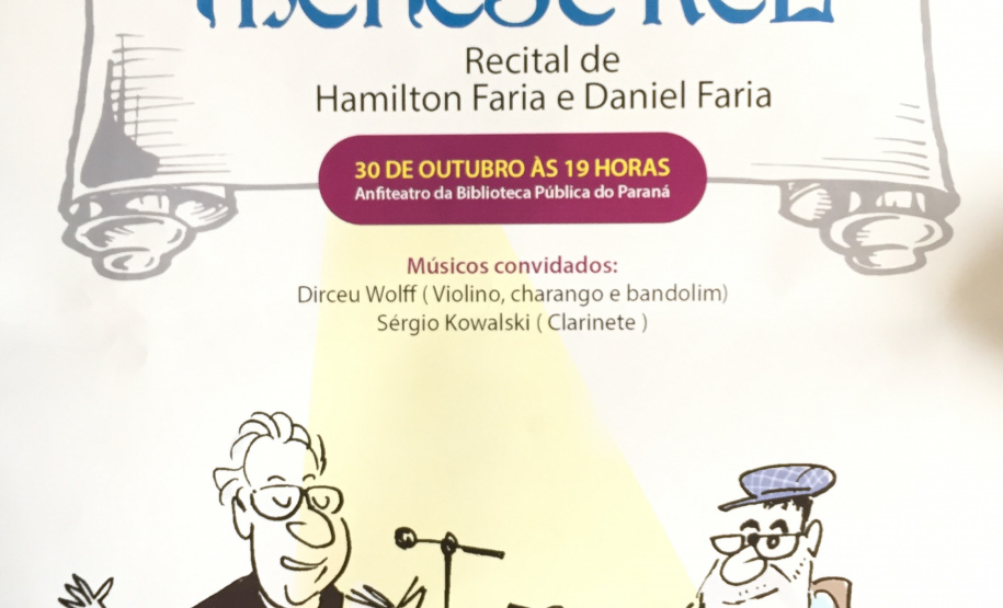 Biblioteca recebe recital que reúne poesia e música