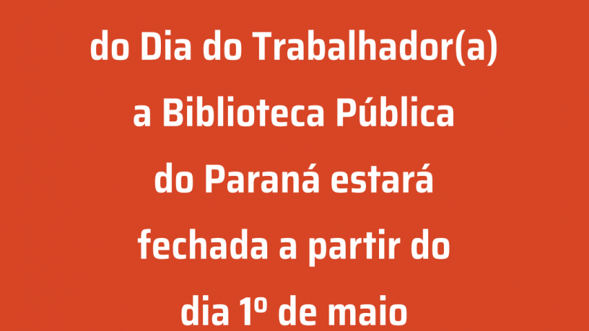 Comunicado do Dia do Trabalhador