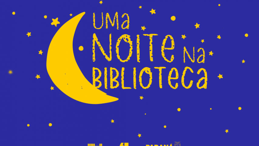 Banner "Uma Noite na Biblioteca"